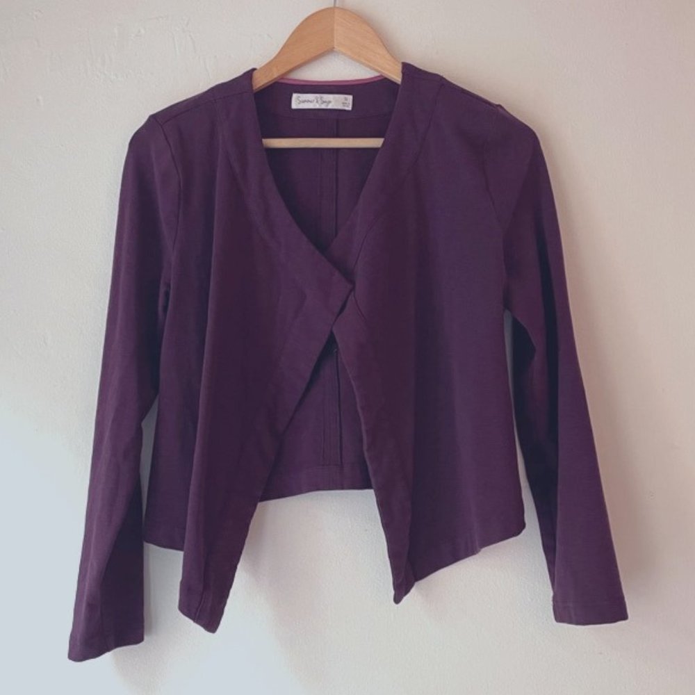 Summer & Sage - Soft Longsleeve Blazer Cardigan